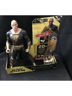 DC Black Adam Power Punch Talking Action Figure 12” 1st Edition